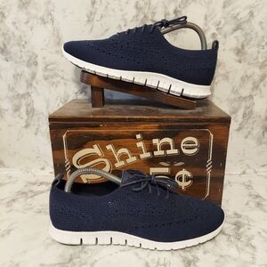 Pre-owned worn 2x cole haan zerogrand stitchlite oxford